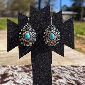 Western Earrings - Turquoise Earrings
